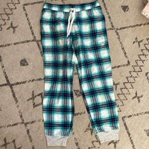 Size M new with tags Plaid Lounge Pants with Drawstring